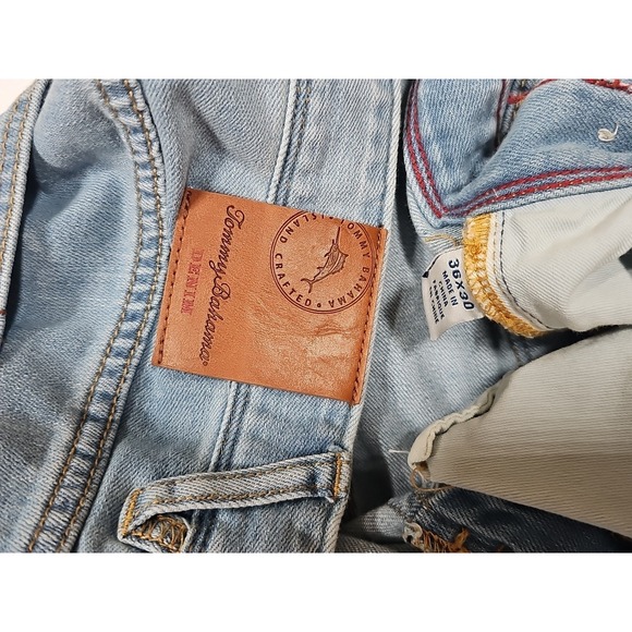 TOMMY BAHAMA MEN's size 36 Mid Rise Straight Light Wash - 221-td121053 - Picture 4 of 10